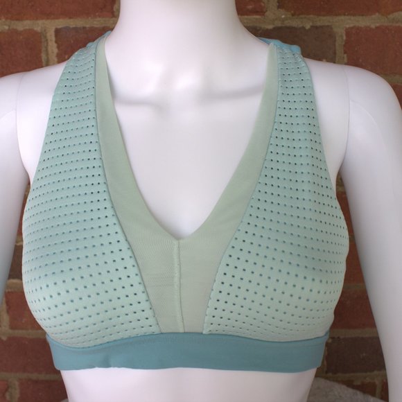 Aerie Chill. Play. Move. Teal Racerback Sports Bra | Size S | Good Condition - Picture 7 of 13